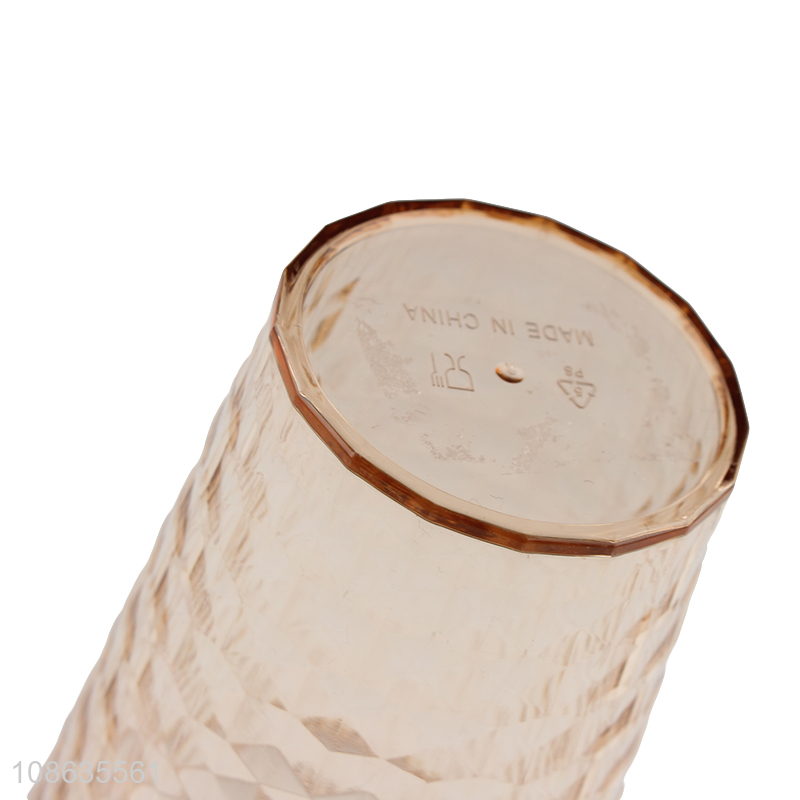 Good quality stylish plastic water cup household drinking cup