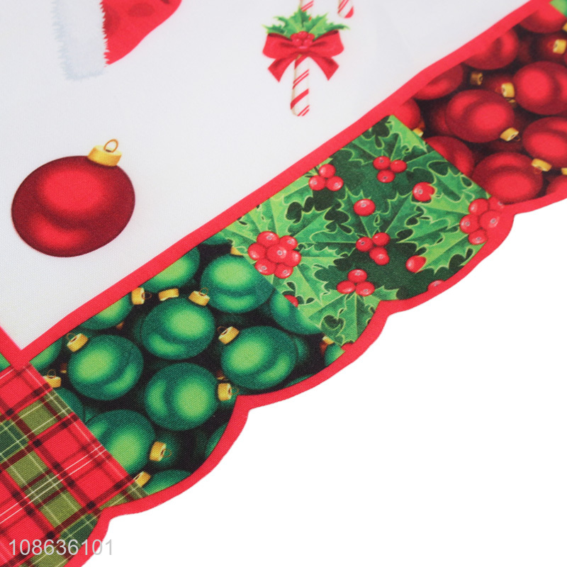 Yiwu market christmas style desktop decoration place mats
