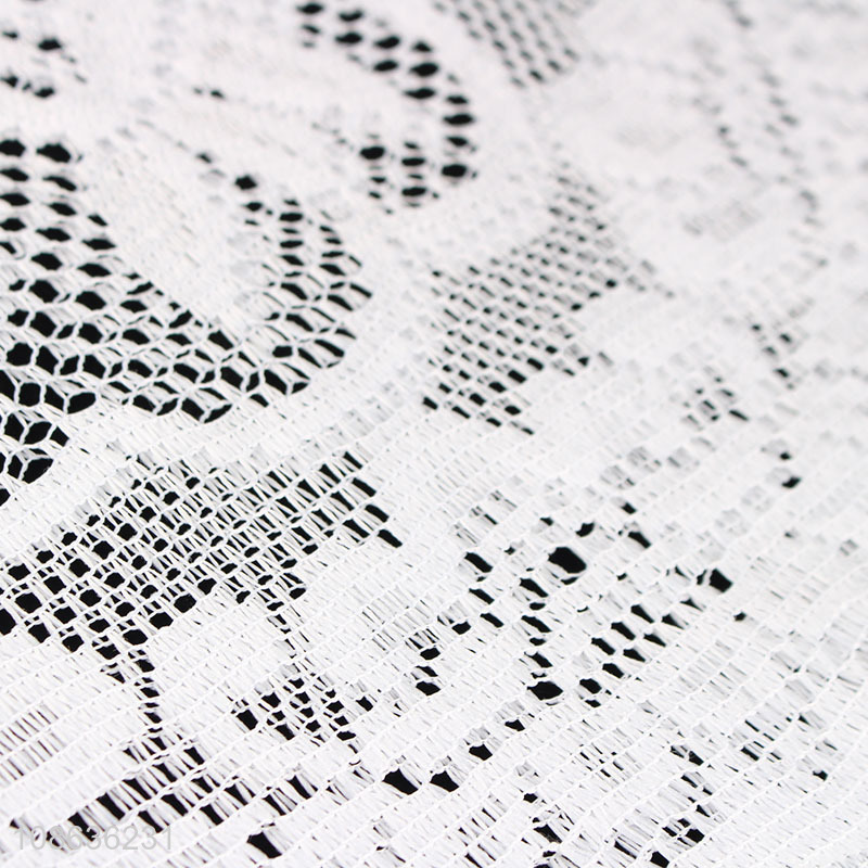 Latest products round 2pcs lace table mats place mats for sale