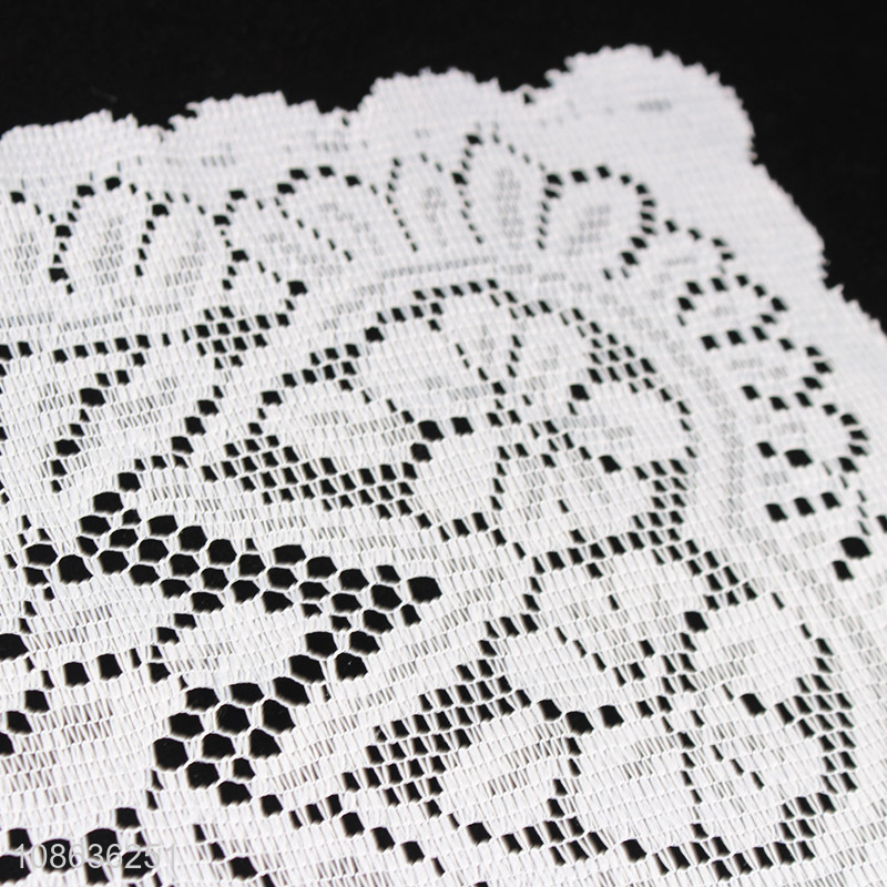 Hot selling desktop decoration rectangle lace place mats