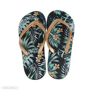 Top sale fashion ladies beach outdoor flip flops slippers