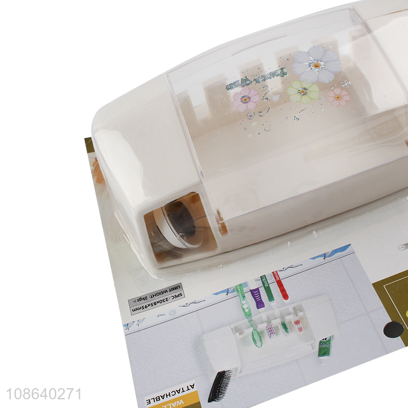 Best selling plastic bathroom accessories toothbrush holder wholesale