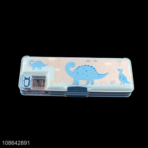 Good price multi-function pencil case with sharpener for boys girls