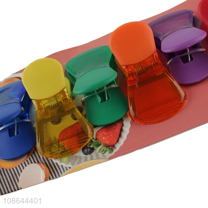 New product colorful bowknot shaped food bag clips bag sealing clips
