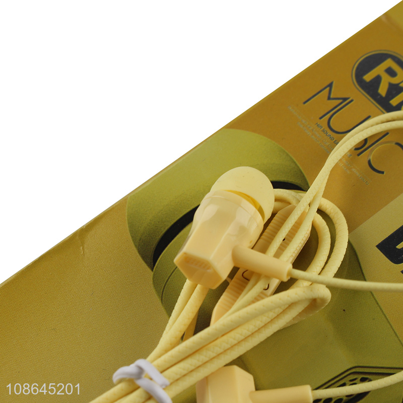 Factory supply super bass music earphones earbuds for sale