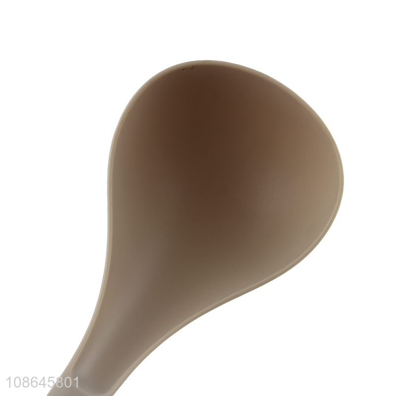 Wholesale heat resistant food grade silicone soup ladle serving spoon