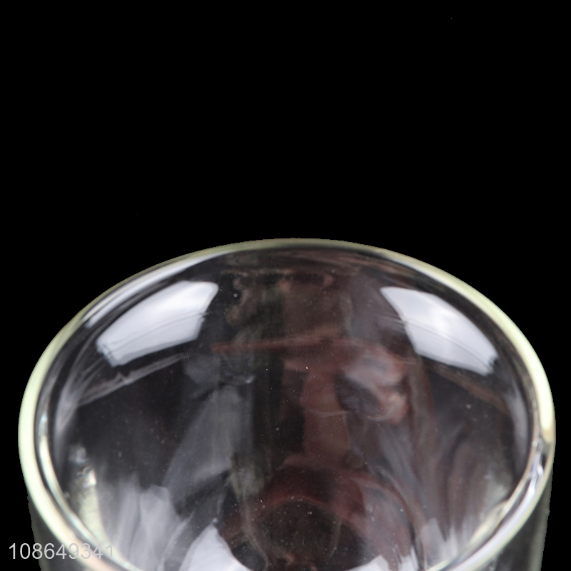 Most popular double wall glass tea cup water cup drinking cup