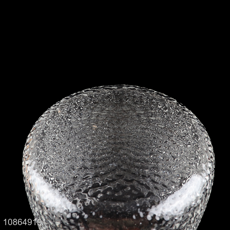 Good selling transparent glass water cup drinking cup with handle