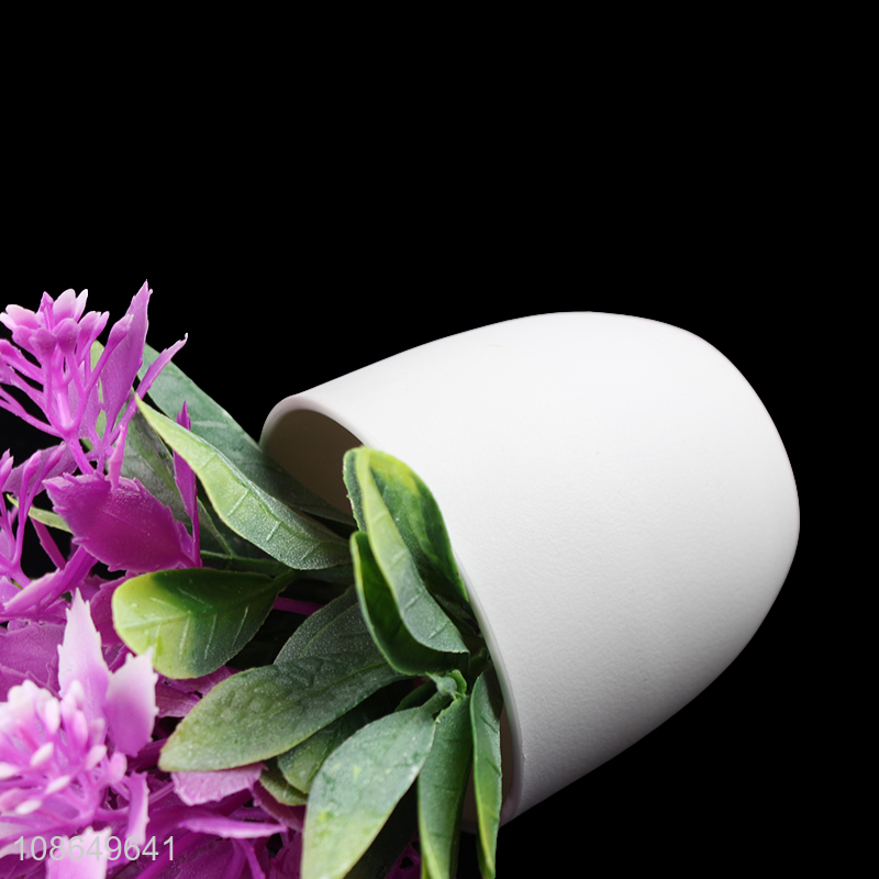 Hot sale artificial flower bonasi potted plant bonsai for office decoration