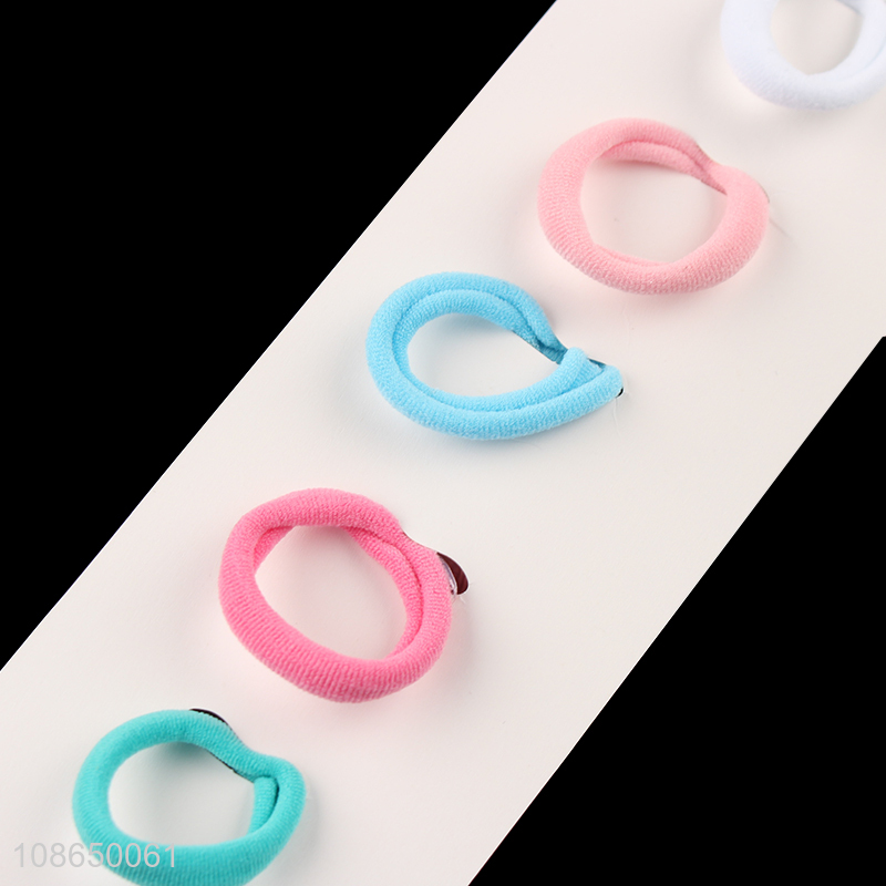 China factory multicolor elastic girls hair ring hair rope for sale
