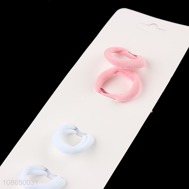 Good selling bowknot decoration girls hair ring hair rope wholesale