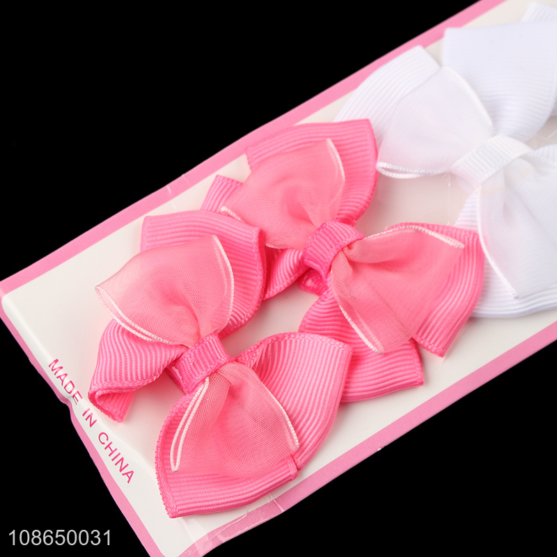 Good selling bowknot decoration girls hair ring hair rope wholesale