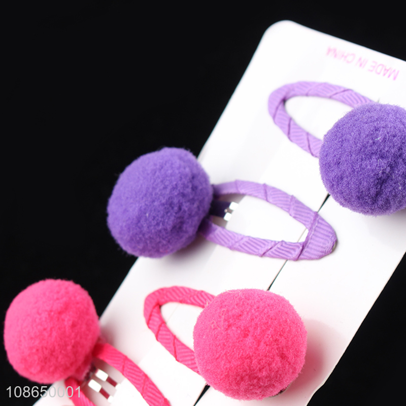 China products hair decoration polyester hairpin for girls
