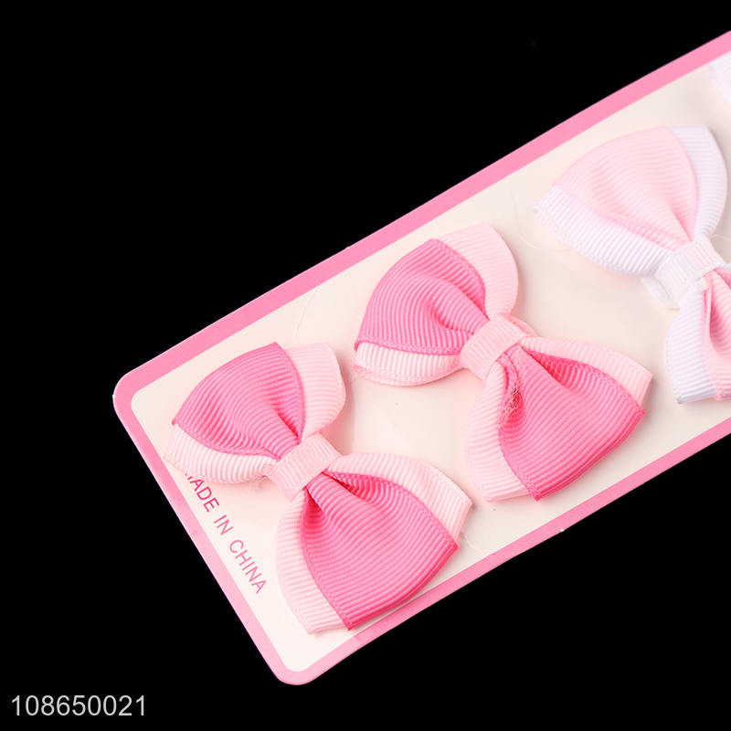 Popular products pink girls hair rope hair ring with bowknot