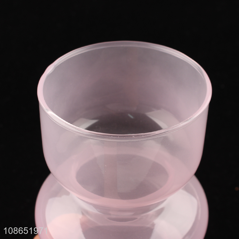 Hot selling stained glass flower vase colored glass hydroponic vase