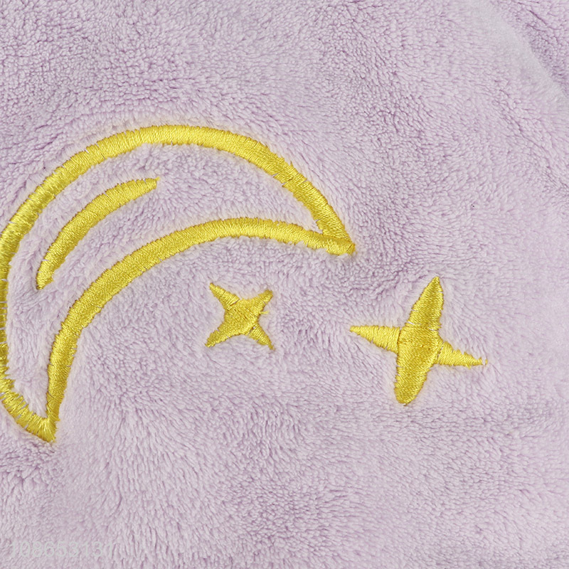 Custom logo adjustable microfiber hair drying towel wrap for women