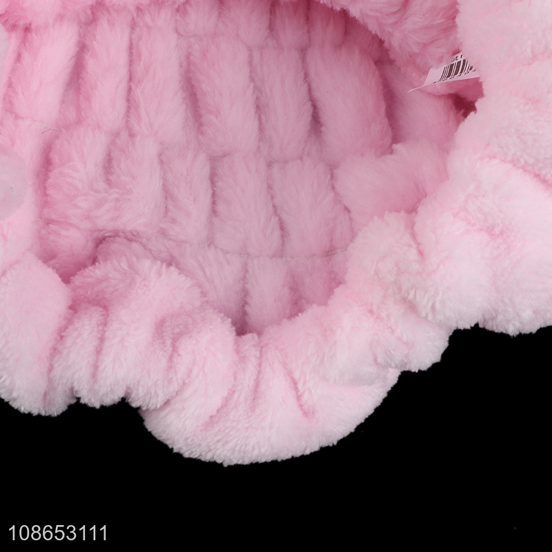 China imports absorbent hair drying towel hair wrap for kids girls