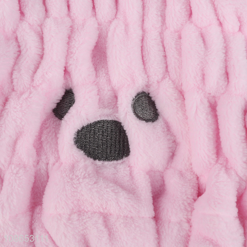 China imports absorbent hair drying towel hair wrap for kids girls