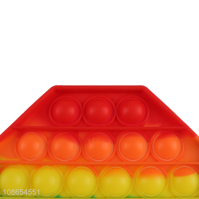 New arrival silicone sensory fidget toy bubble push pop toys