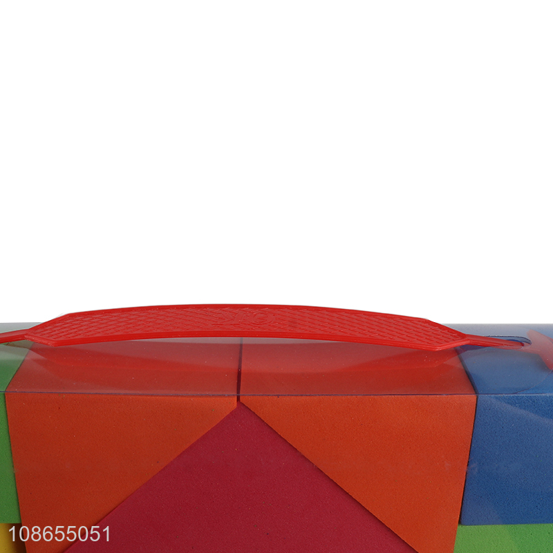 Factory price 46pcs colourful children building block toy set