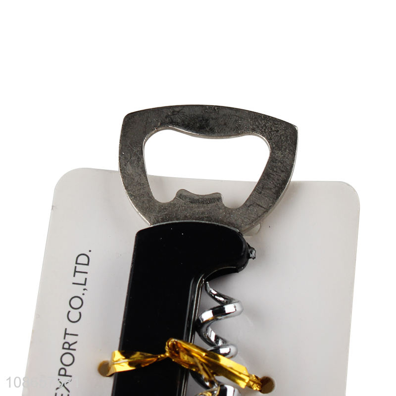 Factory wholesale multi-function iron bottle opener red wine opener