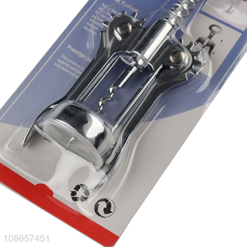 High quality zinc alloy wing corkscrew wine opener for sale