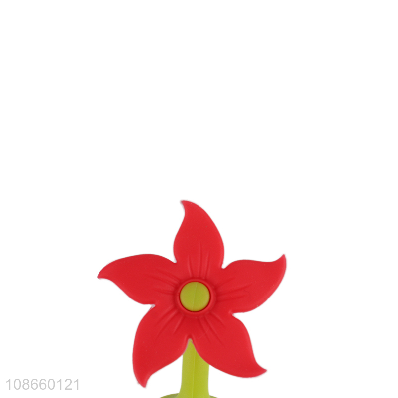 Good quality flower shaped silicone wine bottle stopper for beer