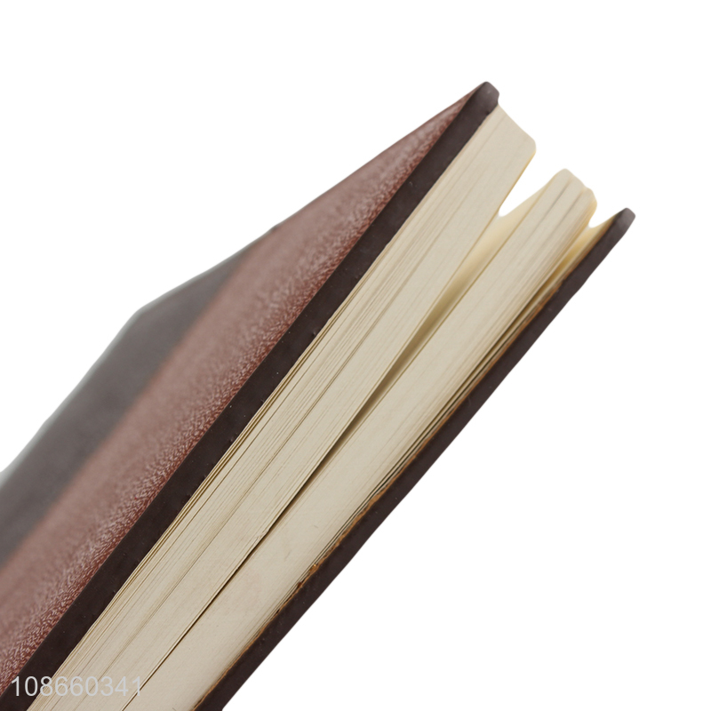 New products pu leather hardcover notebook diary book for stationery