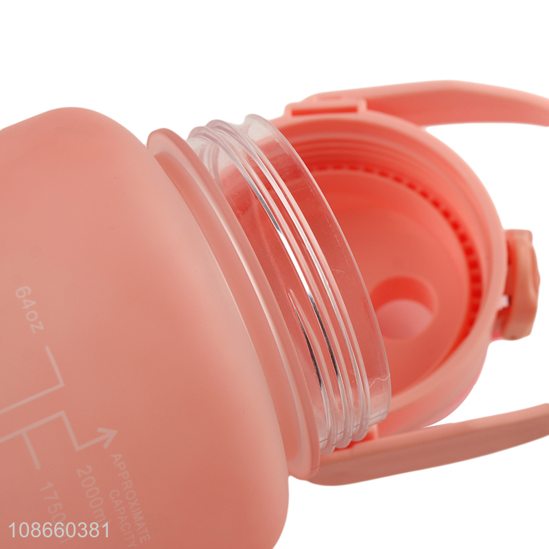 Low price large capacity plastic water cup and insulated drinking bottle set