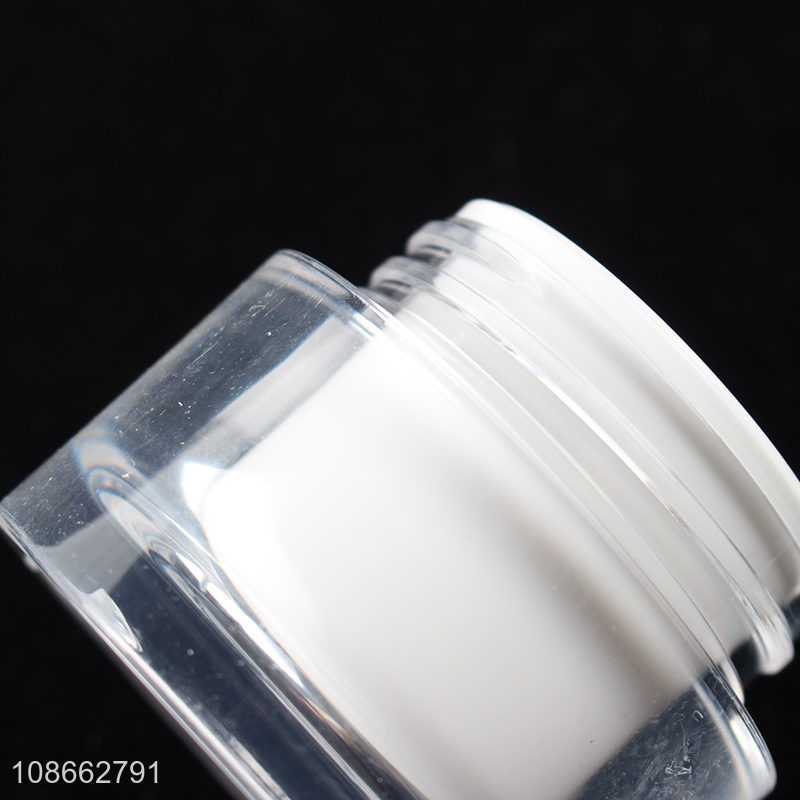 Wholesale 30g acrylic vacuum face cream bottle makeup bottle for travel