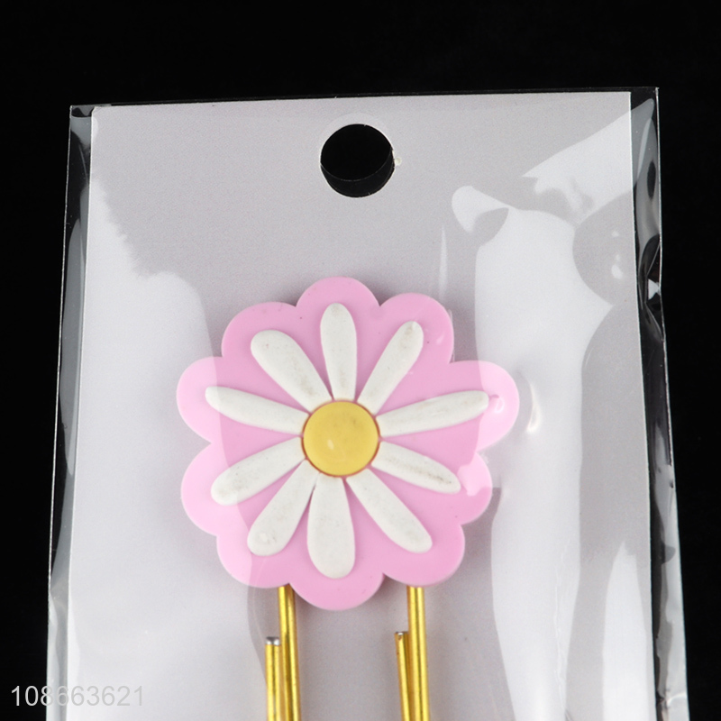 Top quality metal bookmark paper clip office binding clips for sale