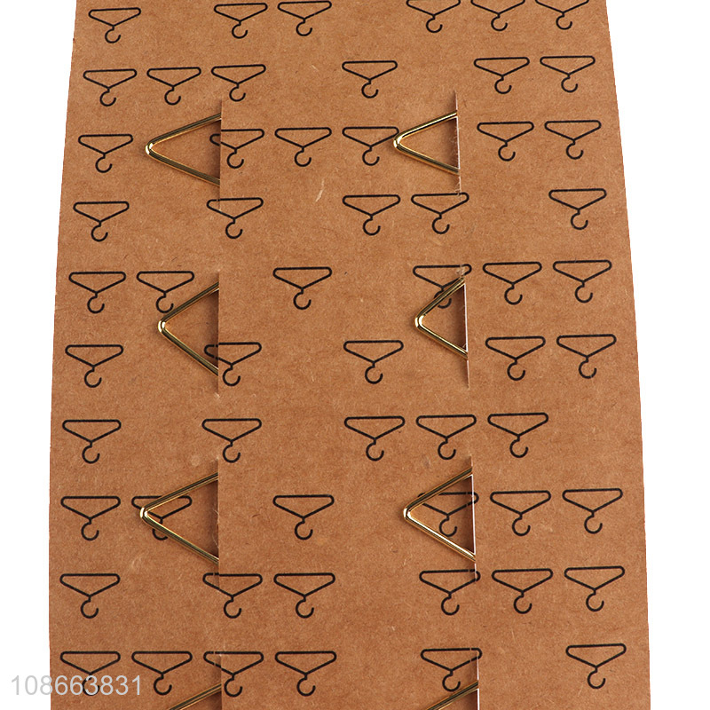 Factory wholesale 8pcs metal creative paper clips for school office