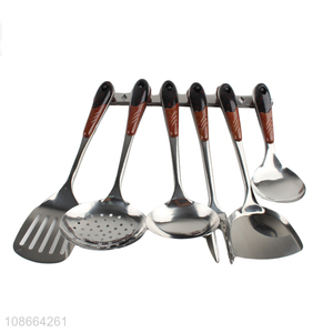 Top sale 7pcs home restaurant stainless steel kitchen utensils set wholesale