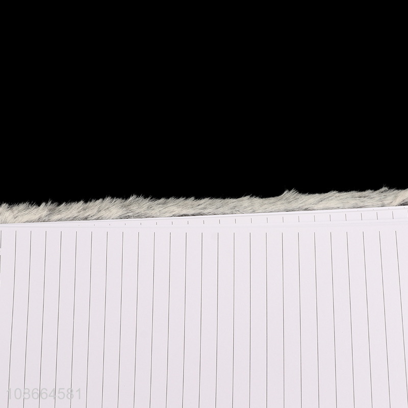 New arrival plush notebook school office diary book for stationery