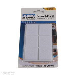 Wholesale 12pcs heavy duty anti-slip felt furniture pads floor protector