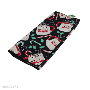 Custom logo soft super absorbent kitchen cleaning towel dishcloth