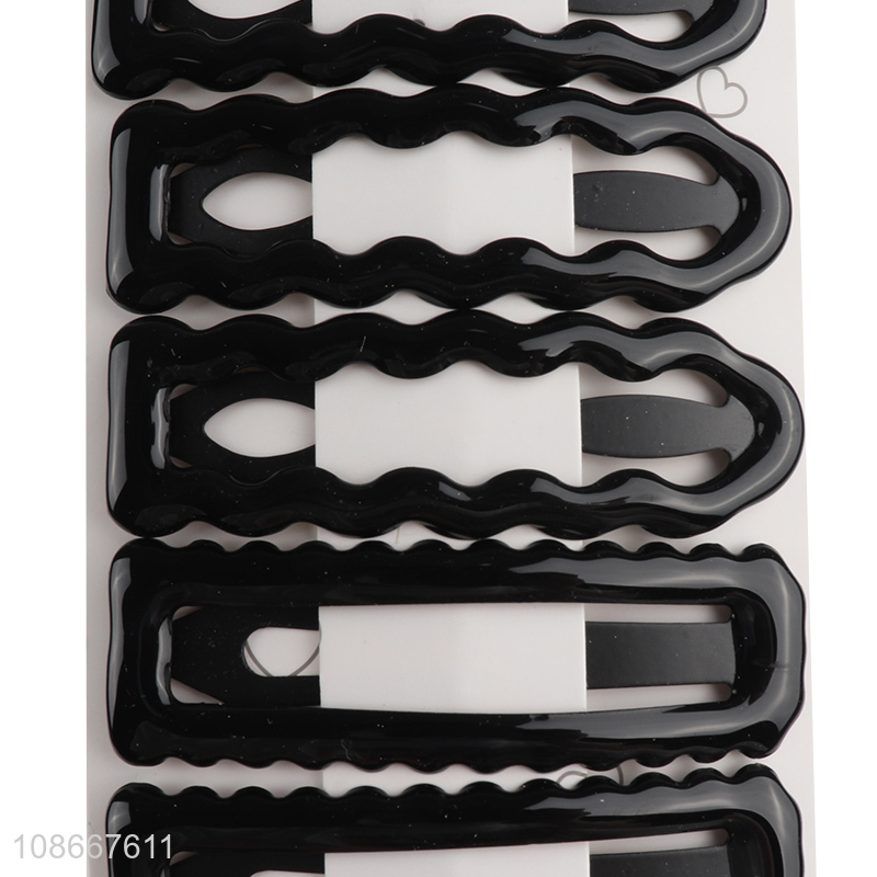 Factory price black hair accessories hairpin hair clips hair decoration