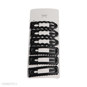 Factory price black hair accessories hairpin hair clips hair decoration