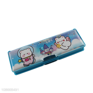 Top selling cartoon students stationery <em>pencil</em> <em>box</em> for school
