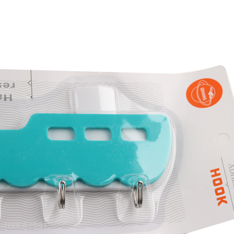 Factory supply plastic bathroom kitchen plastic sticky hooks