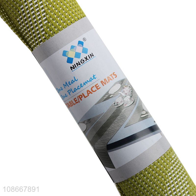 Popular products non-slip tabletop pvc mat place mats for sale
