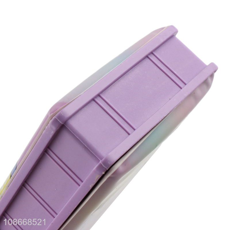 Popular products double sided cute cartoon print pencil box pencil case