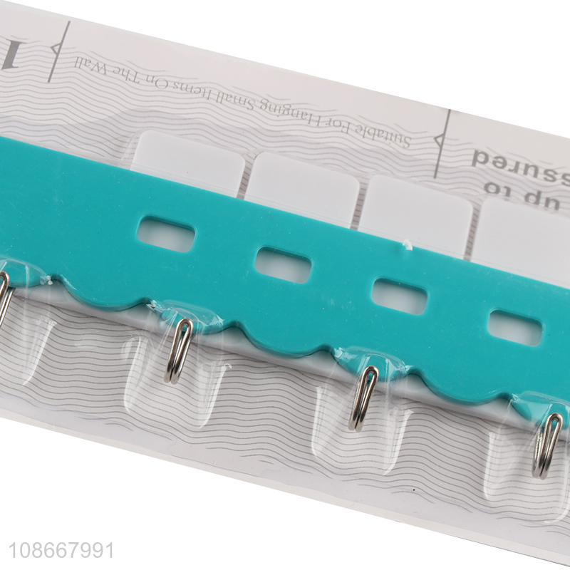 Factory supply plastic bathroom kitchen plastic sticky hooks