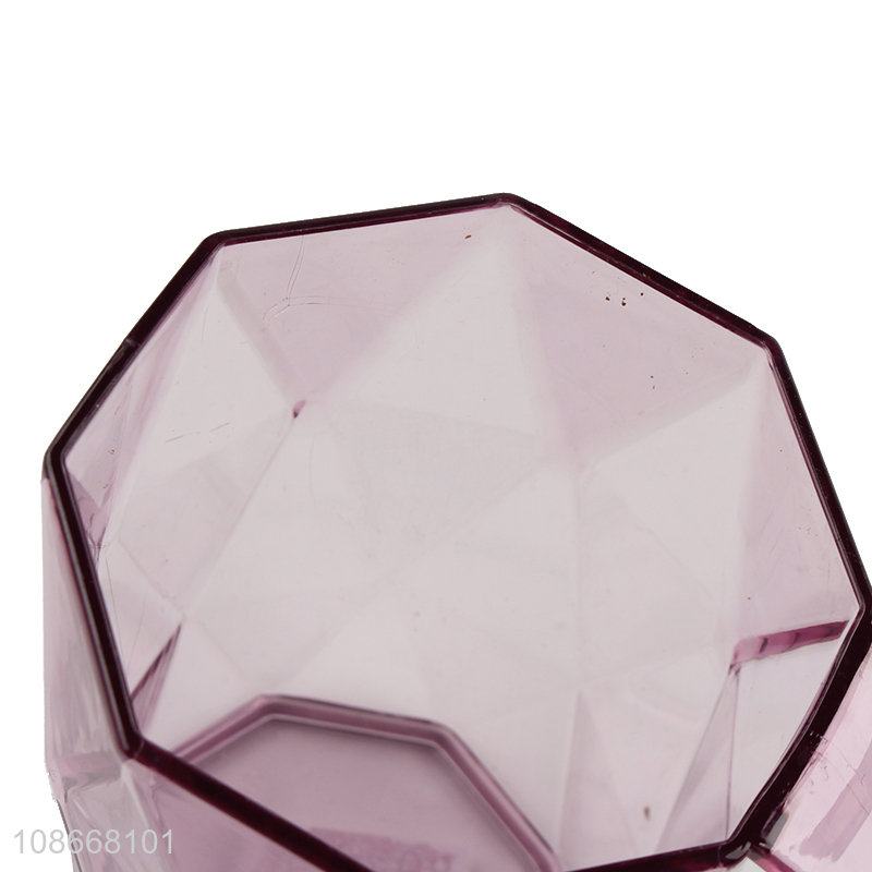 High quality bathroom tooth cylinder plastic cup for sale