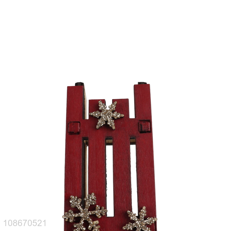 Top selling wooden christmas hanging ornaments decoration wholesale