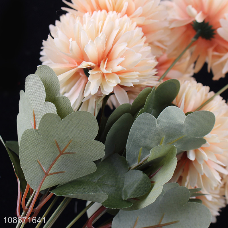 Good quality 10-head artificial flower fake bouquet for home decor