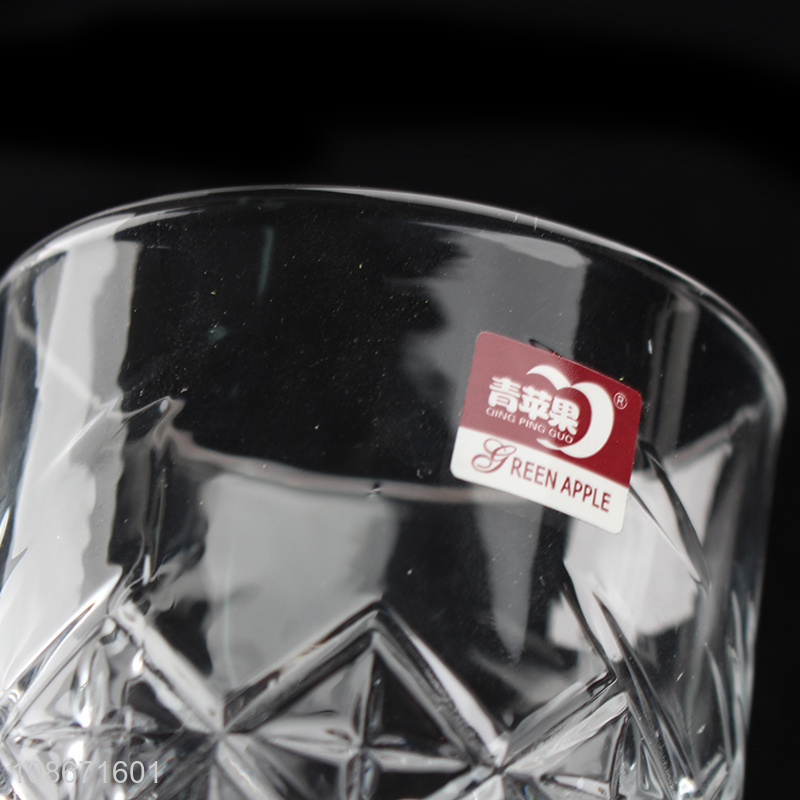 Factory supply lead free crystal glass drinking cup whiskey glasses