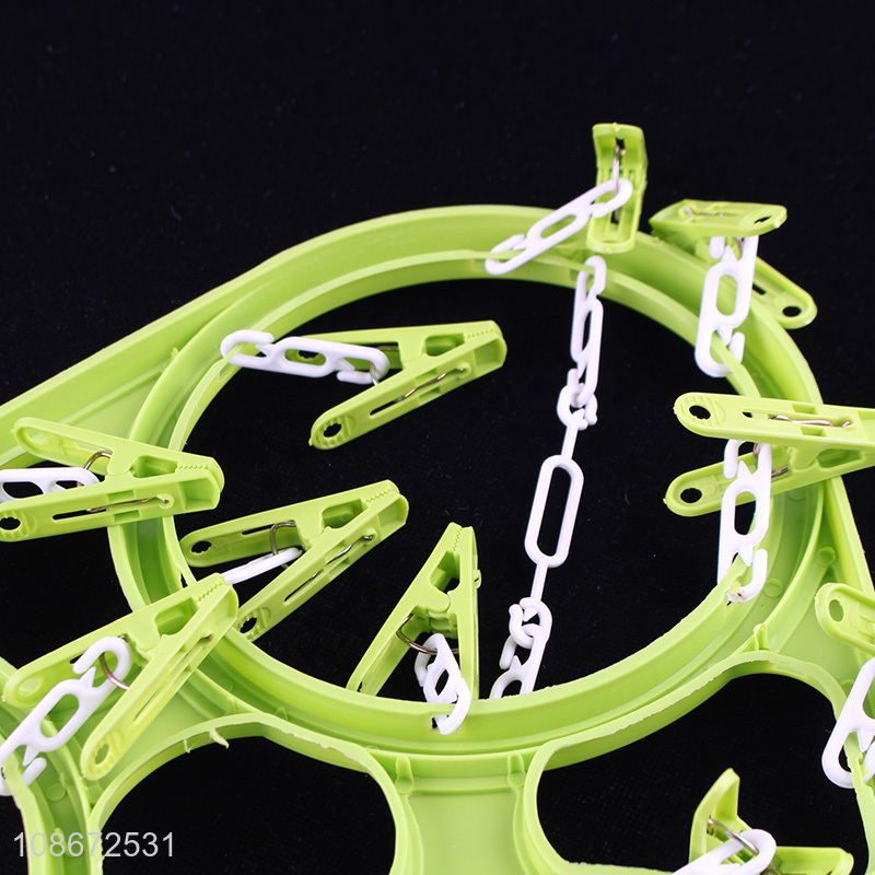 Good sale plastic socks underwear hanging drying rack for home