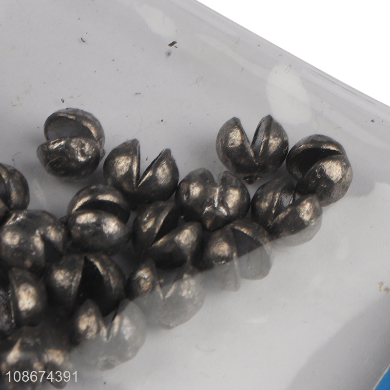 Latest products round split shot fishing weights lead for fishing accessories