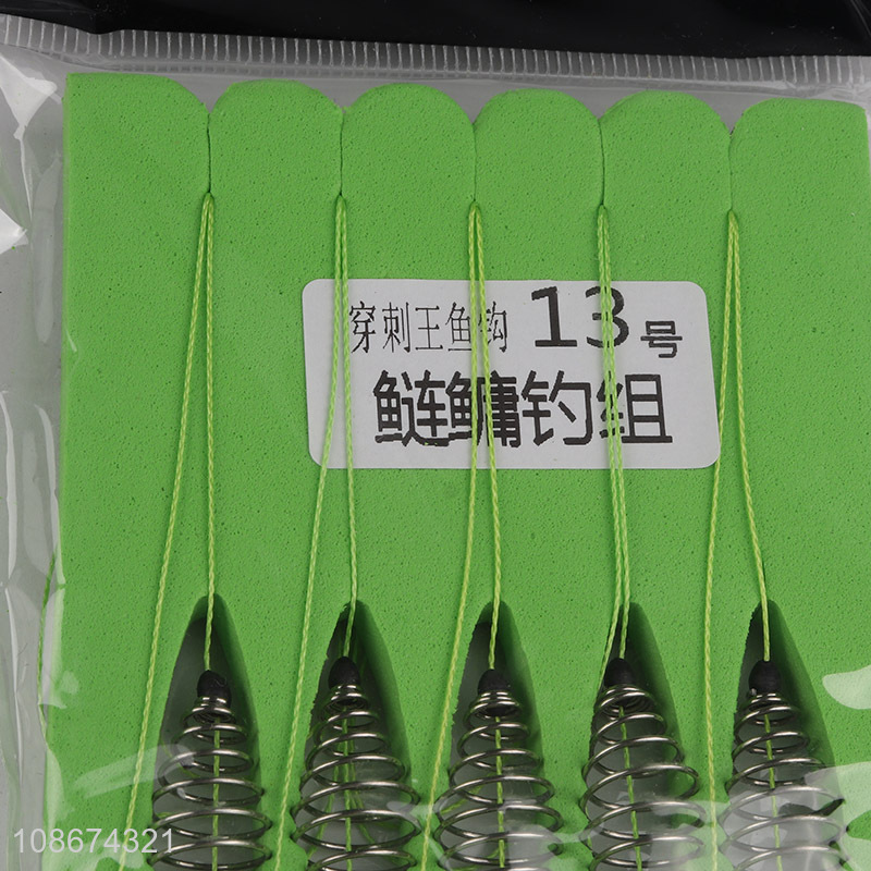 Best selling carbon steel explosive fishing hook pack fish hook wholesale